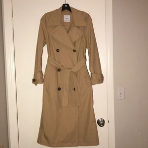 Mango Long Trench Coat size XXS